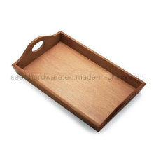 Rectangle Shape Oak Wood Serving Tray (SE061)